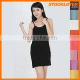 Wholesale Ladies Cotton String Vest Dress Stock thumbnail-1
