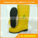 Puncture Resistance PVC Chemical Boots Industrial Safety Shoes
