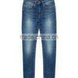 Soft Cotton Blend Jeans Blue Washed Hyperflex Skinny Jeans thumbnail-3