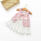 S33540W Little Girls Summer Dress Chiffon Striped Joining Lovely Dress thumbnail-2