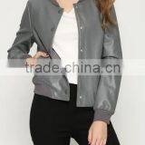 Runwaylover EY1043C Women pu Leather Jackets Ladies Short Jackets thumbnail-5