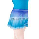 2017 New !!-watercolor Adult and Kids Wrap Blue Skirts thumbnail-1