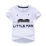 Wholesale Summer Cotton Short Sleeves Boys Kids Round Neck T-shirt thumbnail-1