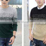 Men Melange Color Cotton Pullover Sweater thumbnail-3