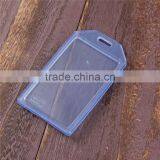 High Quality Waterproof Light Blue Transparent Horizontal ID Card Holders thumbnail-1