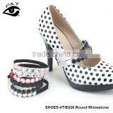19 Colors Round Acryic Rhinestone Shoe Straps Decorations thumbnail-1