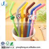 Cute Novel Cartoon Animal Pipe Sucker Shape Promotional Gel Pen for School Kids thumbnail-1