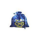 Monogrammed Jewelry Satin Drawstring Pouch , 20*20cm Pretty Style
