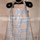 100% Cotton Women Breast Feeding Apron Nursing Poncho Cover up in Active Priniting Pattern thumbnail-4