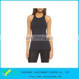 Customized Navy Blue Berathable Polyester Function Tank Top Pattern