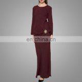 Red Rock Modern Kurung Long Sleeve Baju Kurung Muslimah for Pregnant Woman thumbnail-3