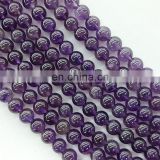 Wholesale 12mm round natural amethyst gemstone beads 12mm amethyst round beads