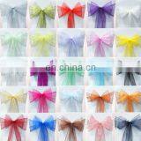 2015 Various Sizes Decorative Long Purple Organza Chair Bows thumbnail-6