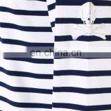 White Cotton Striped T-shirt From What we Sew Cotton 100% Machine Wash thumbnail-4