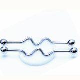 Factory Direct Sale, Aestheticism, Simple W Ear Scrape Ear Studs, Foreign Earrings, Body Piercing Ornaments thumbnail-2