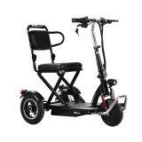 350W Foldable brushless 3 wheels electric tricycle for passenger for old people electric tricycle for elderly