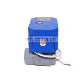 Price List 2 Way DN25 1 Inch Flow Control Motorized DC3-6V 12V Plastic Ball Valve With Electric Actuator thumbnail-7