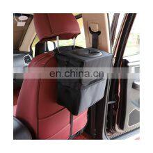 Kids Car Organizer Foldable Leakproof Trash Can Waterproof Waste Basket Garbage Storage Collapsible Car Trunk Organizer Hanging thumbnail-3