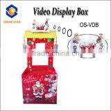Peg Hooks Cardboard Display With Lcd Video Player ,peg Hooks Cardboard Display Maker thumbnail-3