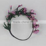 New Design Bridal Artificial Flower Wedding Beach Hair Wreath thumbnail-4