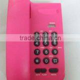 Pink Sweet Color Corded Basic Telephone