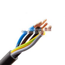 cable copper conductor PVC flexible 2 3 5 core power cable extension cord for construction or industrial control cable