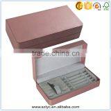 OEM High Quality Luxury Handmake PU Leather Cardboard Jewelry Box