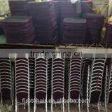 FOSHAN FURNITURE 2015 NEW STYLE IRON STACKABLE CHAIR FOR HOTEL thumbnail-2