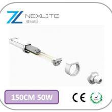 5FT LED Vapor Tight IP65 IK08, 150CM 50W(7000lm) Outdoor Waterproof Shop Light, Vapor Proof Lighting Fixture for Carport