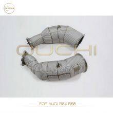 Exhaust Downpipe for Audi RS4 RS5/ RS6 RS7 C8/RSQ3 MK1/RSQ8/S3 8Y Stainless Steel Performance Upgrade Increase High-performance Auto Parts