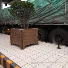 Faux Wood Cement Stools, Cement Faux Wood Seats, and Park Leisure Cement Faux Wood Backrest Seats thumbnail-5