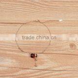 Rose Gold Necklace Fashion Jewelry Ruby Crystal Statement Necklace thumbnail-5