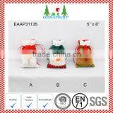 Traditional Red and Green Felt Christmas Candy Bag thumbnail-1