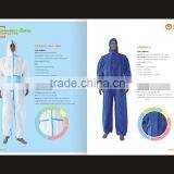 DISPOSABLE COVERALL ZIP/HOOD WHITE ELAST thumbnail-4