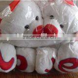 Stuffed Toy Bear of Wedding Gift/Plush White Couple Bear/Soft Toy White Couple Bear thumbnail-1