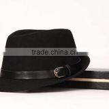 Star Favourite Trend All-match Man Women Trilby Fedora Cap With Leather Buckle thumbnail-4