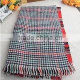 Wholesale Colorful Plaid Checked Wool Winter Ladies Shawl thumbnail-4