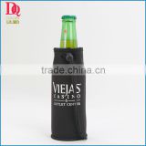 Black single bottle beer cooler