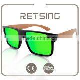 Handmade Wooden Custom Logo Bamboo Sunglasses With Polarized Lenses Wholesale Sunglasses Quality Choice thumbnail-3