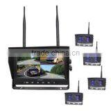 2.4G Digital Wireless 4CH Quad ,Split Display 9inch Night Vision Reversing Camera Kits With Waterproof Outdoor Camera thumbnail-6