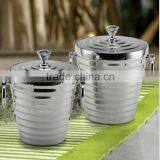 Elegant High Quality Stailess Steel Ice Bucket Champagne Bucket Wine Bucket