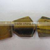 Wholesale Tumbled Flat Loose Faceted Gemstone Tiger Eye thumbnail-1