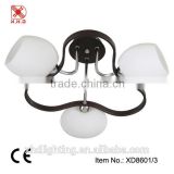 curved white glass for ceiling lamp lighting fixtures zhongshan chandelier