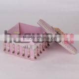 Exquisite Crochet Tissue Box Cove Pink thumbnail-2