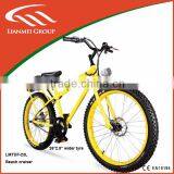 2013 New Popular Electric Bicycle Beach Cruiser for Man 350w Wih Fat Bike thumbnail-1