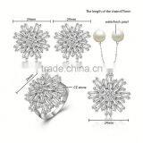 Fine Jewelry Wholesale Snowflake Pendant African Jewelry Sets Beads thumbnail-6
