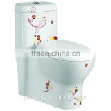 Handmade decoration one piece new red toilet for sale