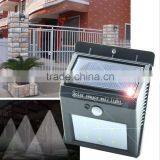 6pcs LED Solar Motion Sensor Waterproof Triangle Garden Wall Light thumbnail-6