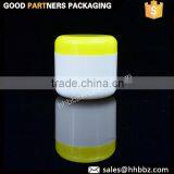 60g White Empty pp Cream Container With Yellow Lid Manufacturer China