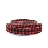 New Arrival Breathable Soft Buffalo Plaid Circle Bed thumbnail-3
